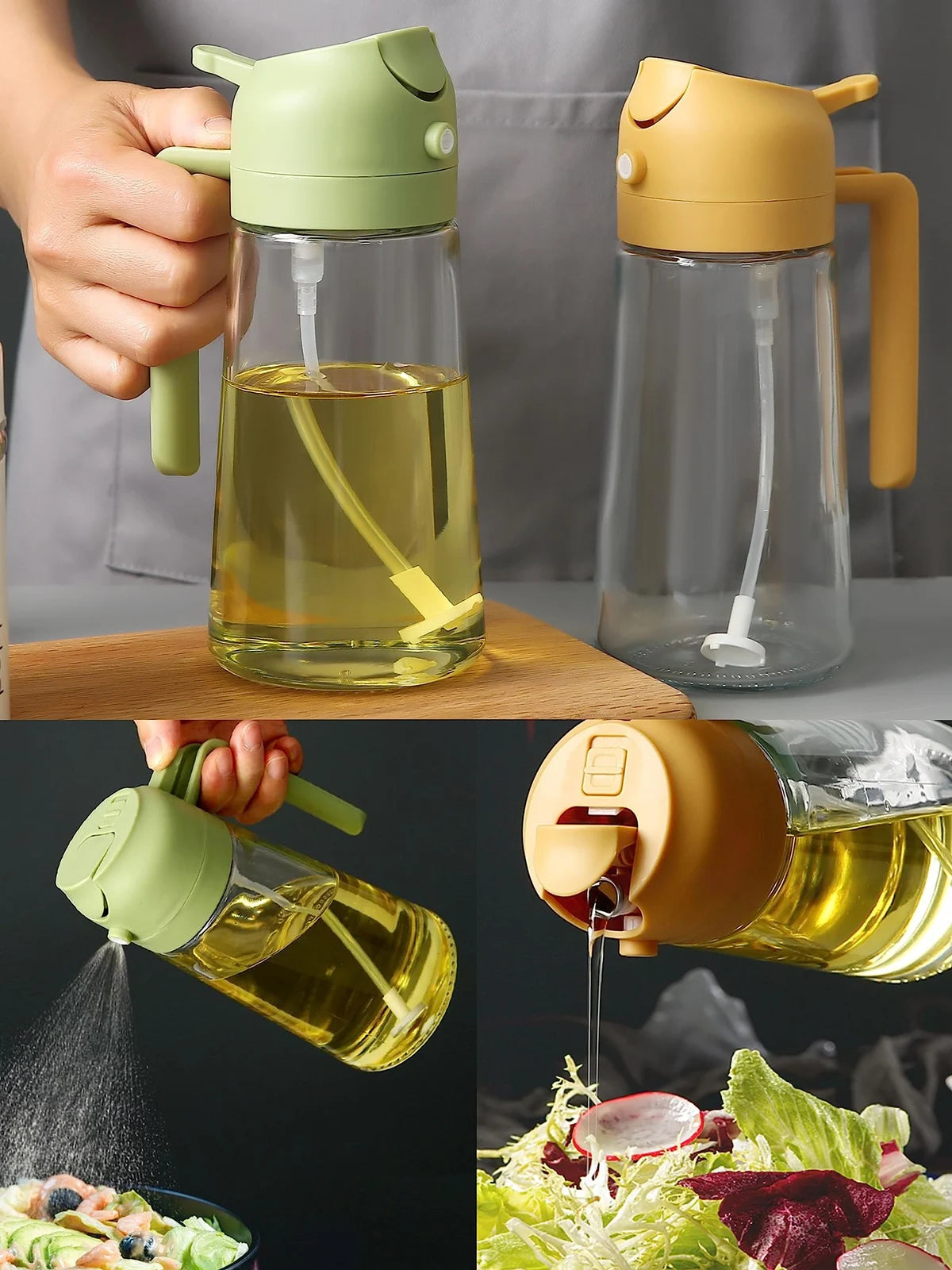 Rociador PushDouble® de Aceite + Curso de Gastronomia🎁