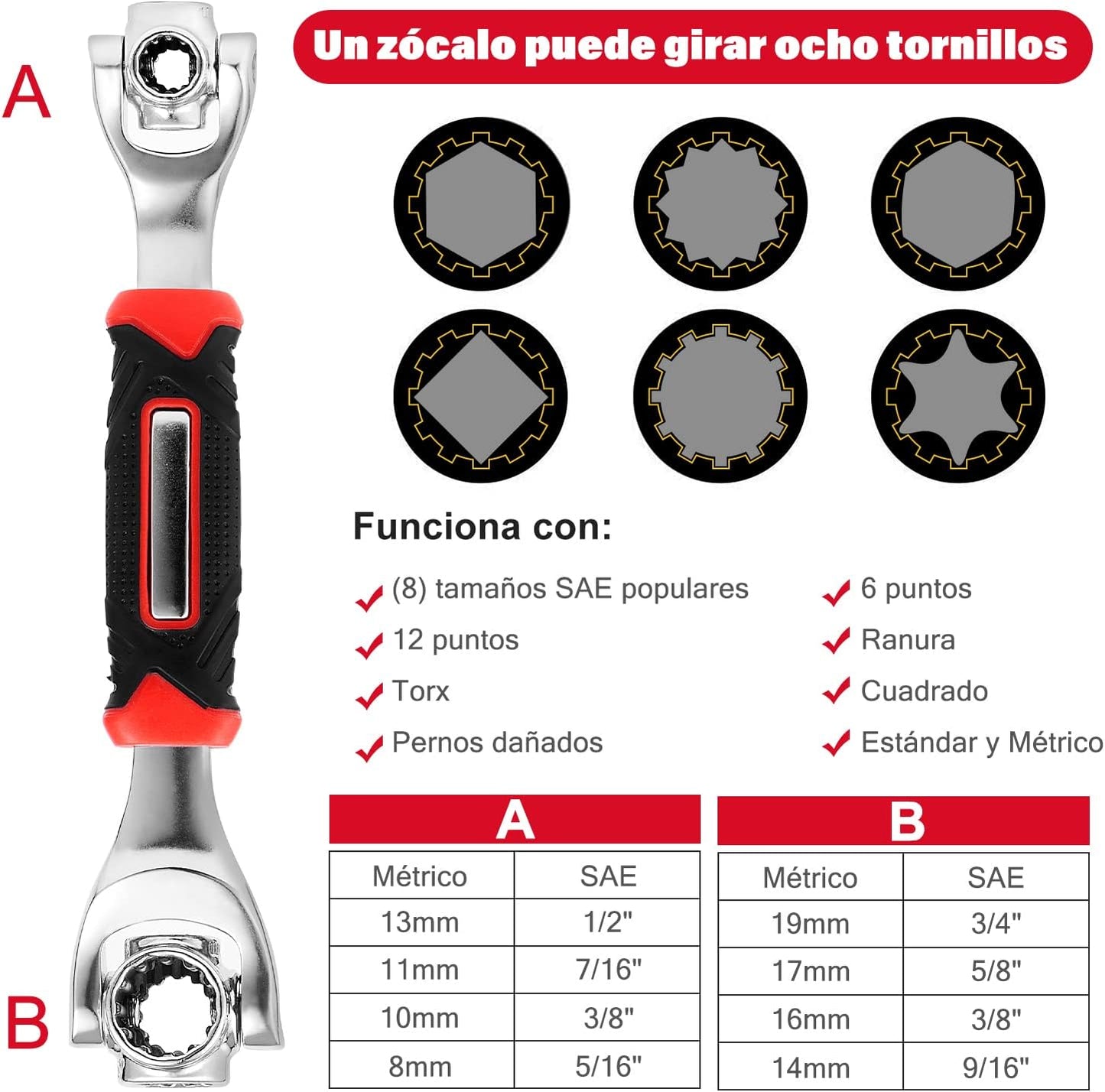 LLAVE MuliTool™ | Todo lo que necesitas en tu caja de herramientas
