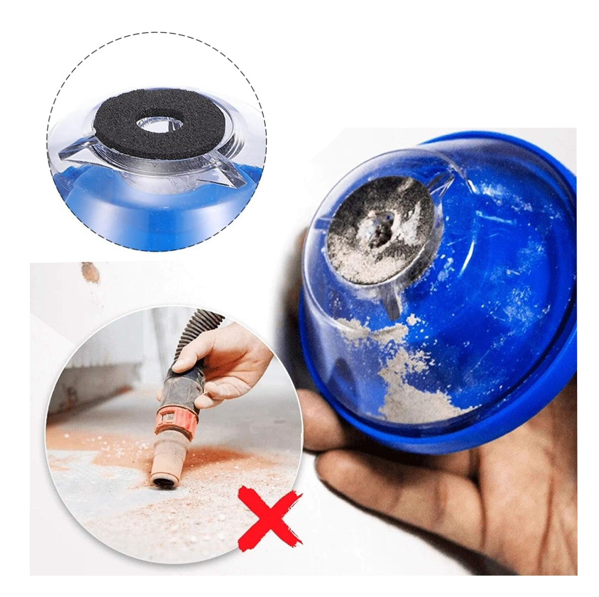 DustDrill® Recolector de Polvo para Taladro + Obsequio Curso de Carpinteria🎁