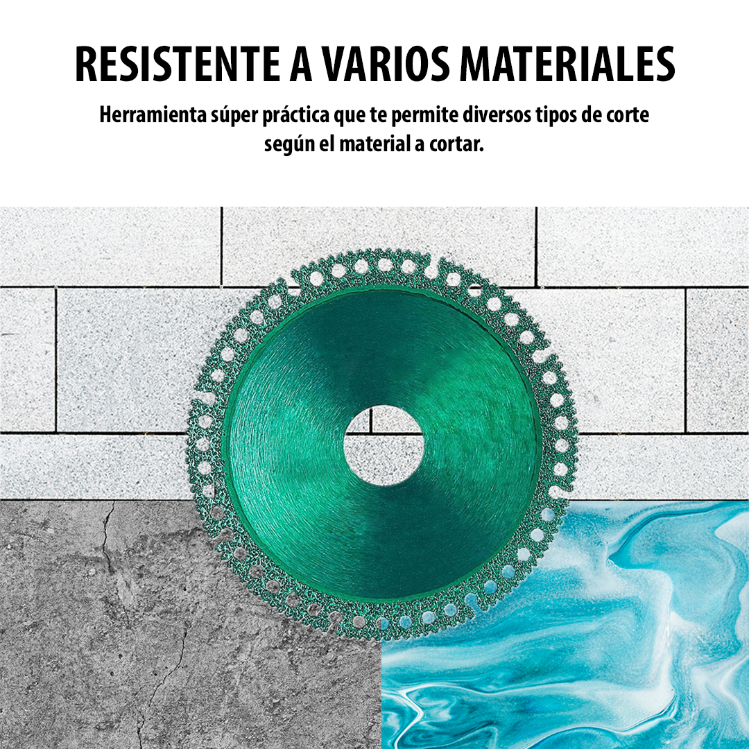 DiamondDisc® Corta en segundos cualquier material