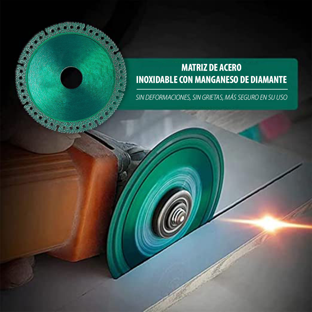 DiamondDisc® Corta en segundos cualquier material