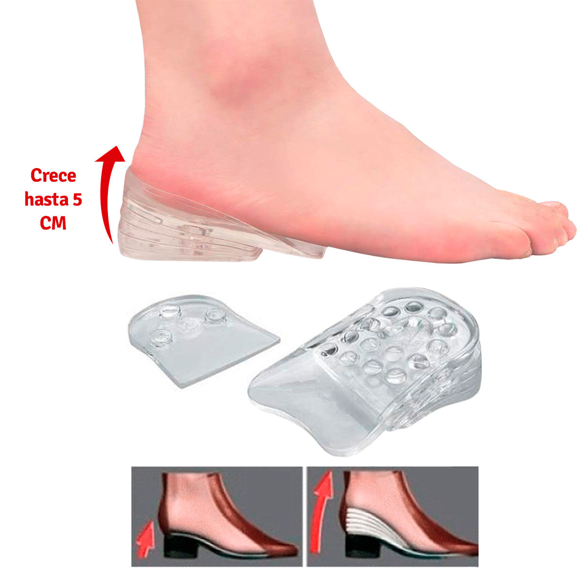 Plantillas HighMeter® | Aumenta tu estatura hasta 5cm🤩