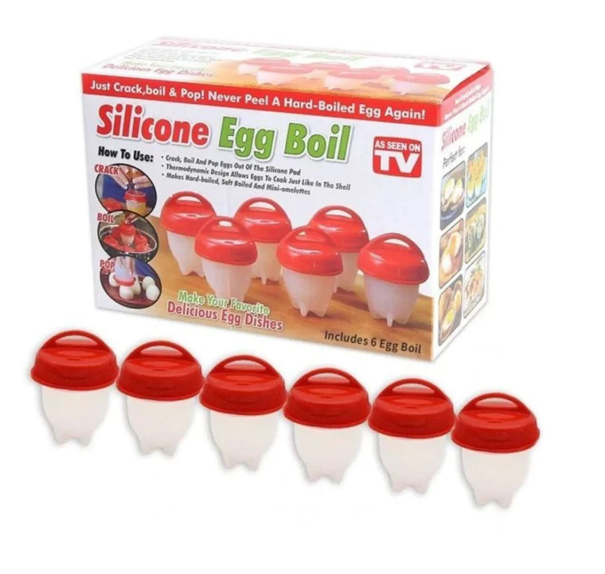 Set EggSilicone® x6 Moldes para Cocinar + Rebanador de Piña Express 🎁