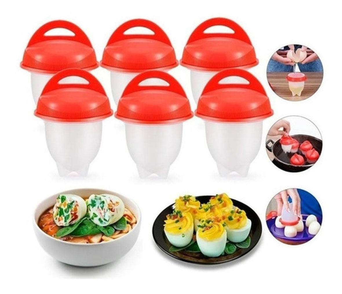 Set EggSilicone® x6 Moldes para Cocinar + Rebanador de Piña Express 🎁