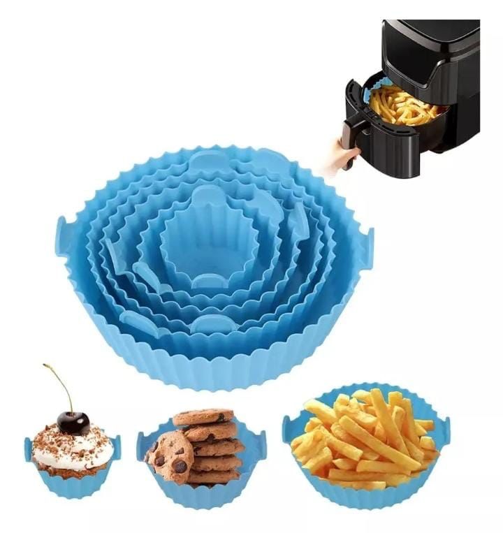 Set x6 Bandejas Antiadherentes Freidora de Aire Non-StickSilicone®