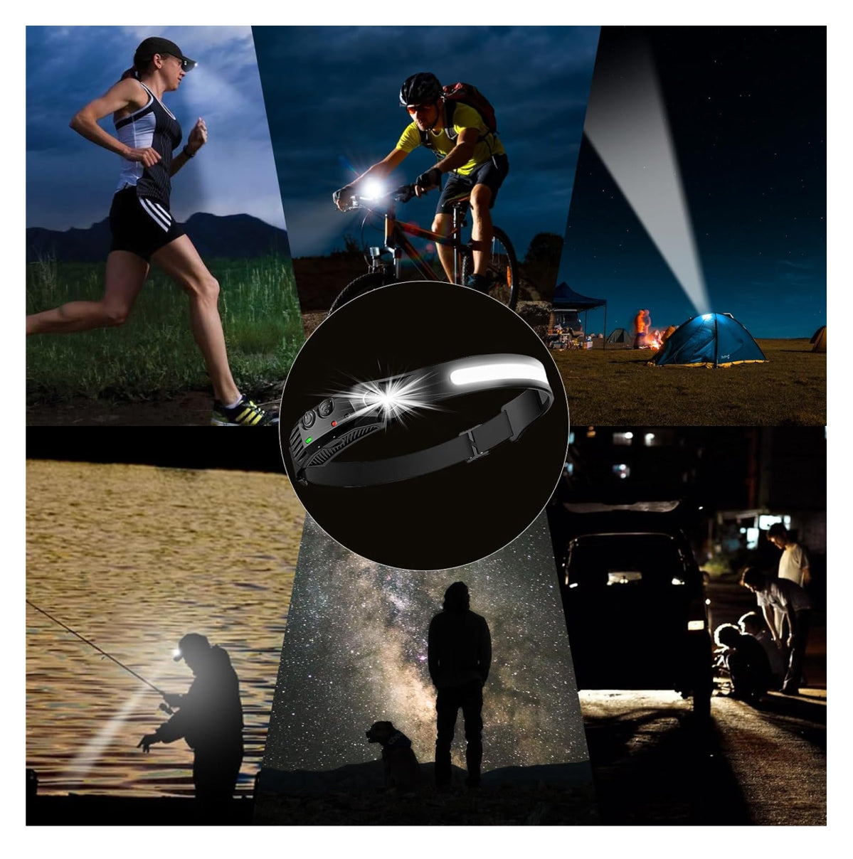 LINTERNA FRONTAL SensorLight® | Perfecta para tus aventuras y trabajos