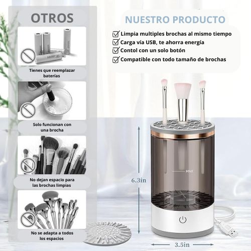 LIMPIADOR DE BROCHAS MakeUp®
