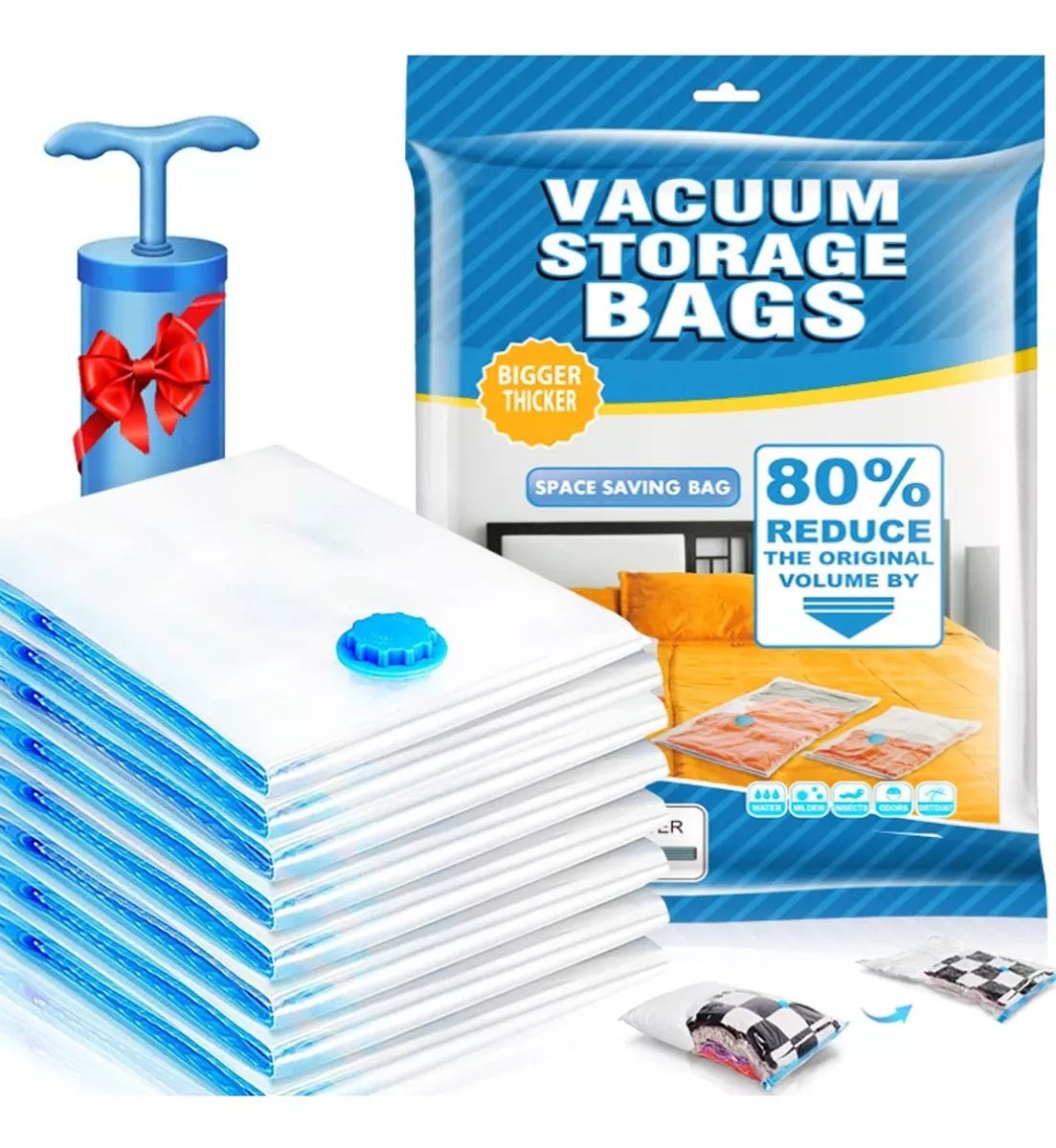 PACK BOLSAS AL VACIO BAGVACUM® | 🎁Bomba extractora de aire