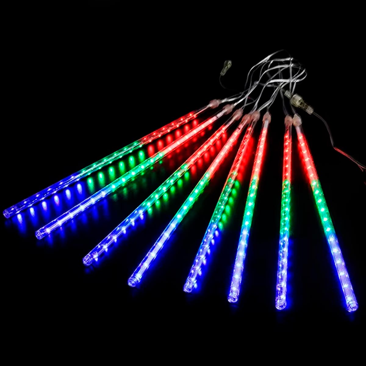 LUCES DE NAVIDAD EN CAIDA SolarMeteor® 3Mts