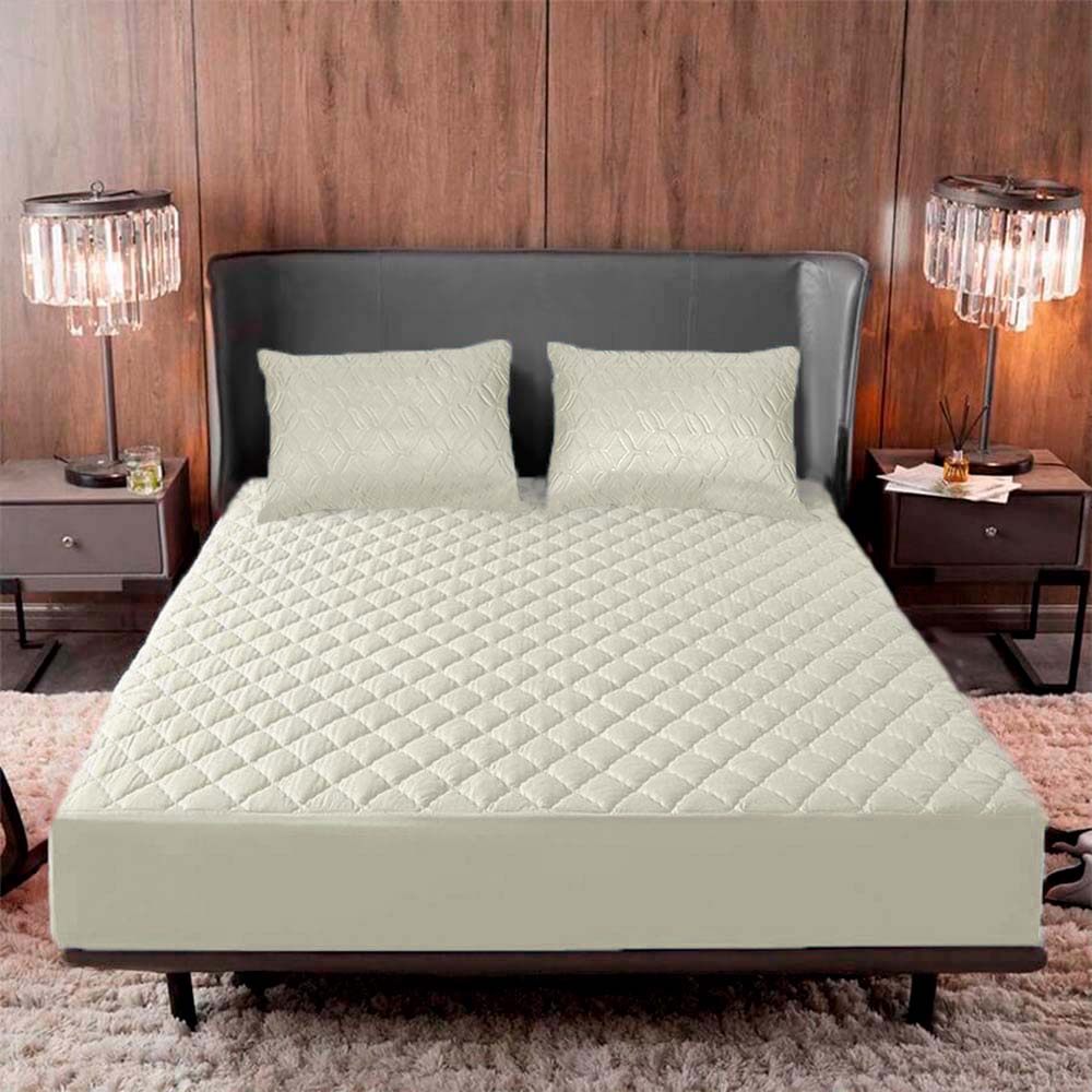 Protector De Colchon Acolchado Antifluido + 🎁GRATIS PROTECTORES ALMOHADA