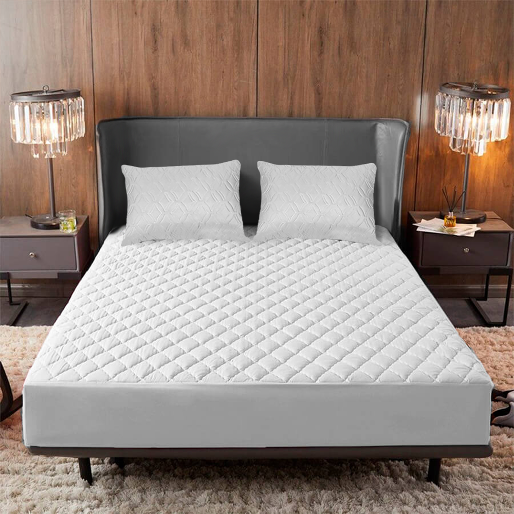 Protector De Colchon Acolchado Antifluido + 🎁GRATIS PROTECTORES ALMOHADA