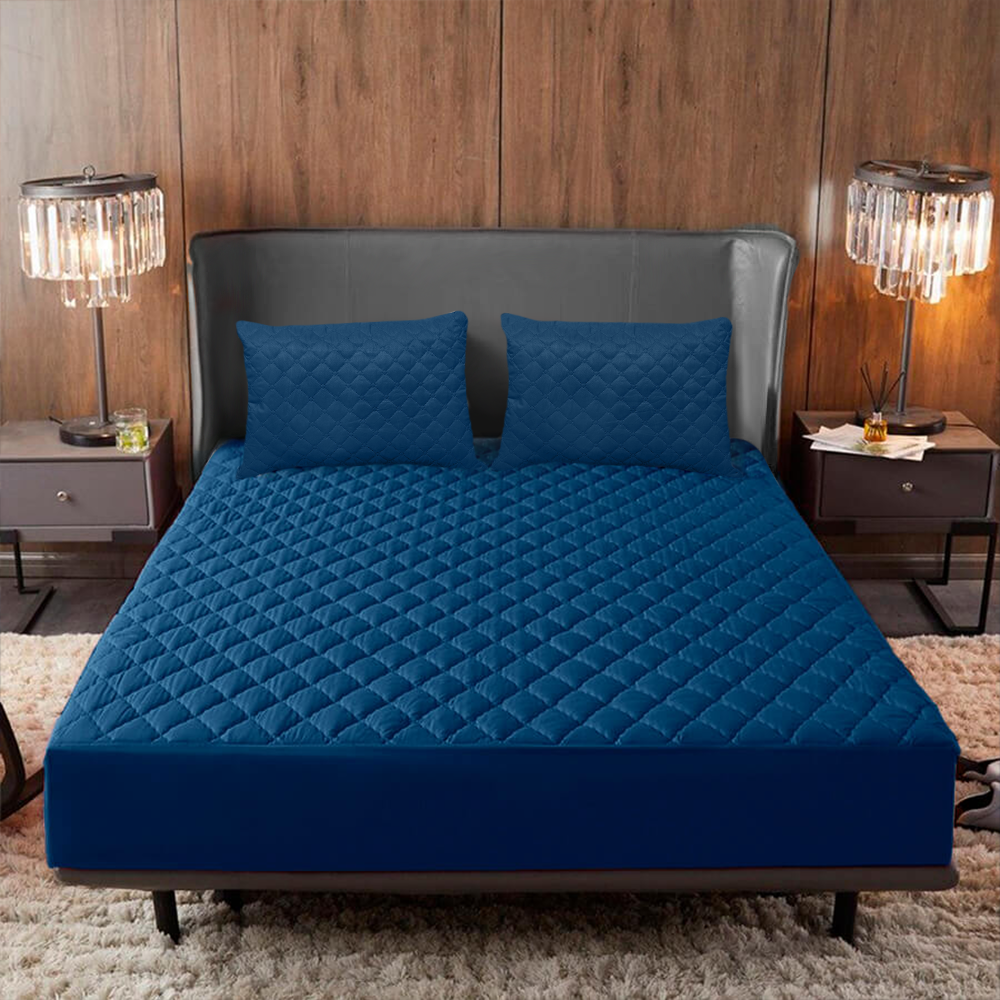 Protector De Colchon Acolchado Antifluido + 🎁GRATIS PROTECTORES ALMOHADA