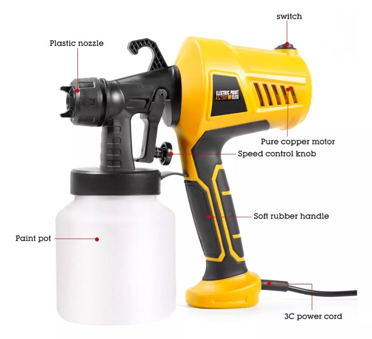 PULVERIZADOR DE PINTURA ELECTRICPAINT® | 🎁OBSEQUIO CURSO DE CARPINTERIA