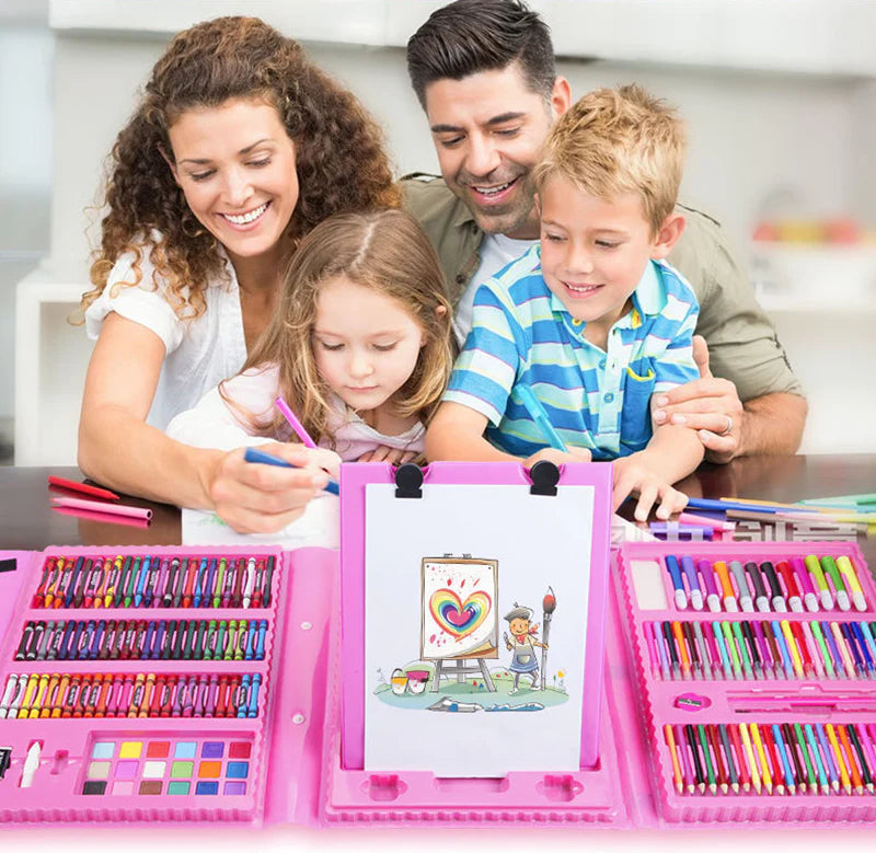 Set de arte 208 piezas - El lado artístico de tus hijos🎨