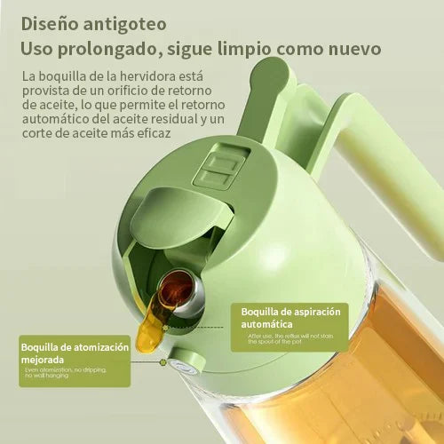 Rociador PushDouble® de Aceite + Curso de Gastronomia🎁