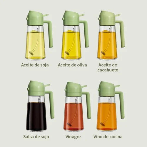 Rociador PushDouble® de Aceite + Curso de Gastronomia🎁