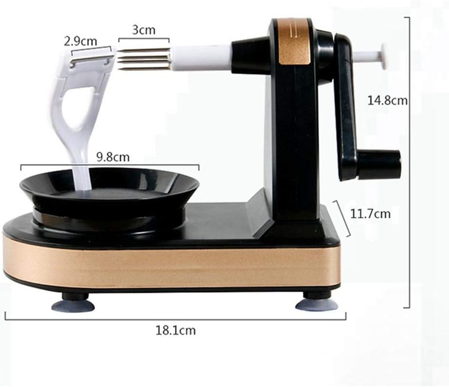 GiraVeg™ Maquina Peladora Frutas y Verduras - Rotacion 360° Rapido y Facil