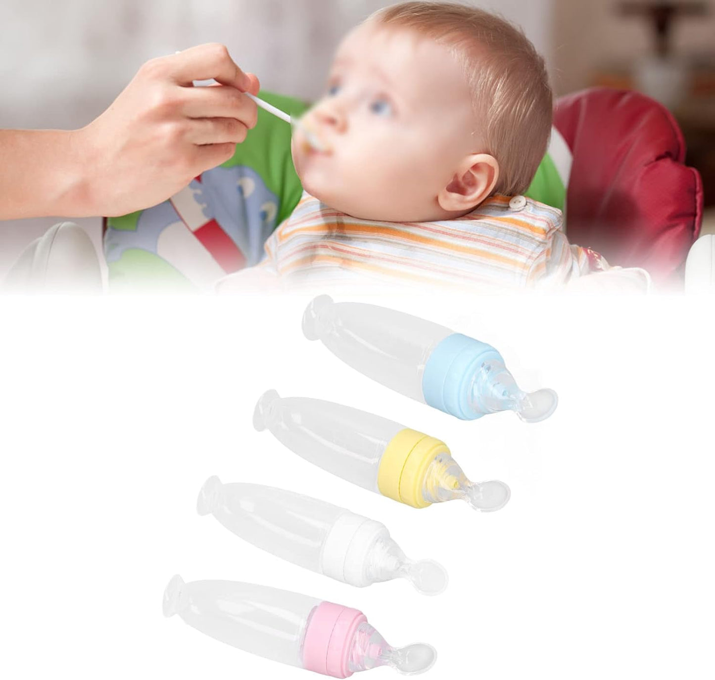 Cuchara Biberon BabyMix: Alimentación sin regueros