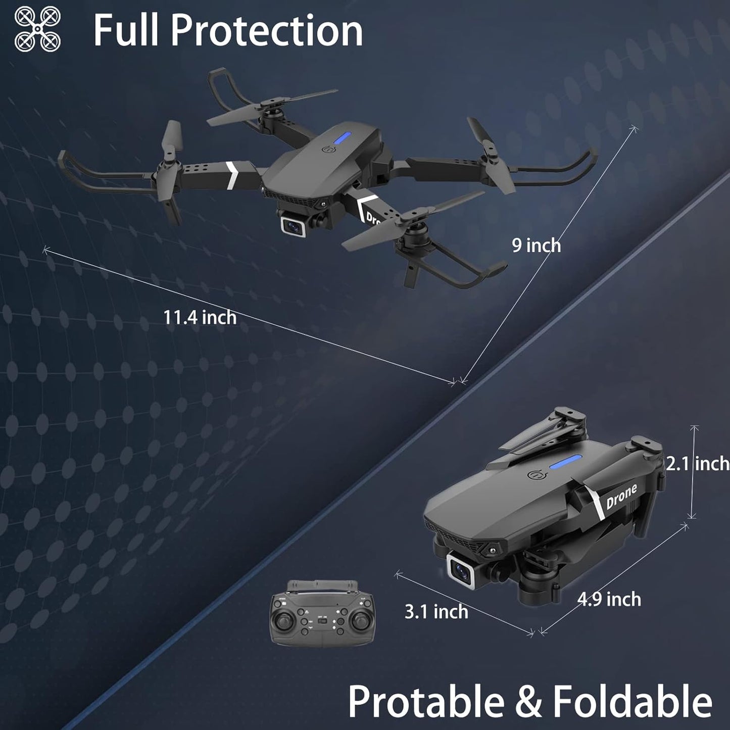 DRONE SKY® CON CAMARA HD l Diversion para todas las edades