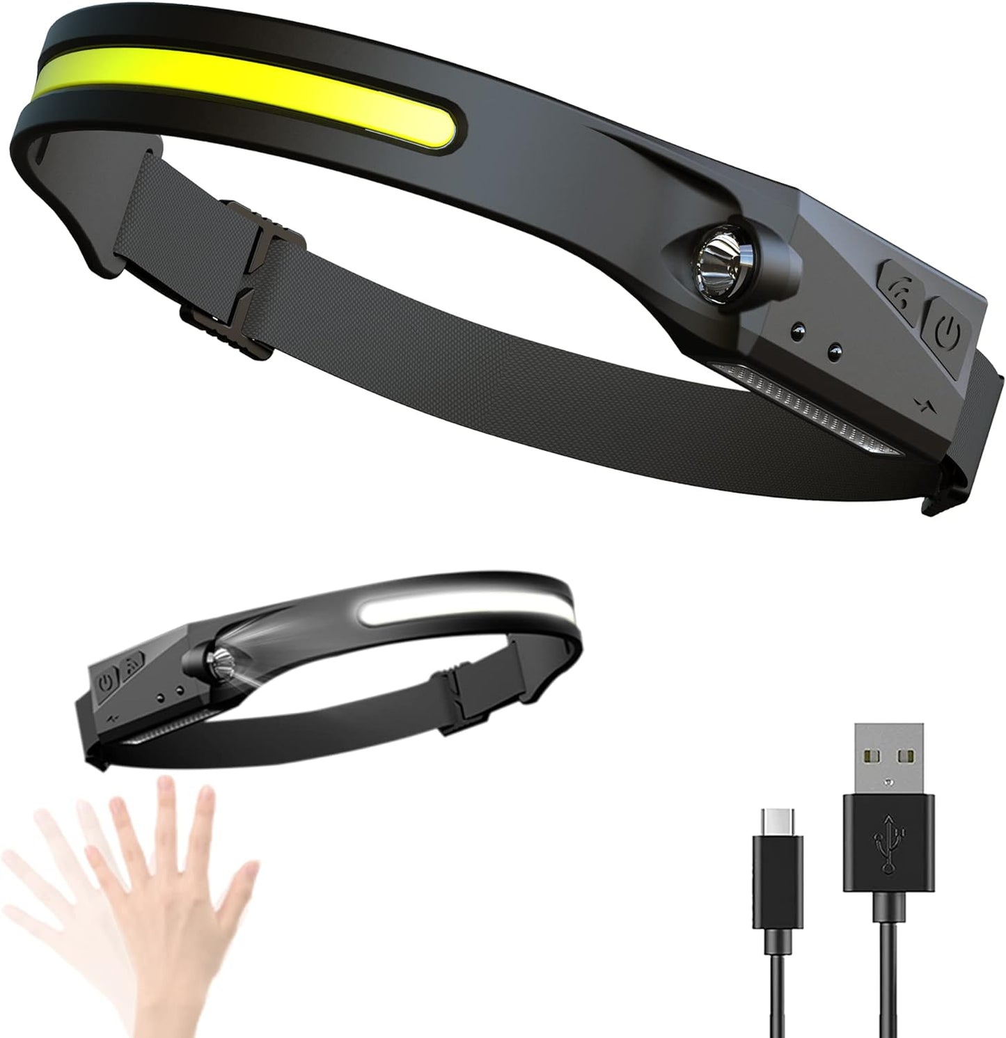 LINTERNA FRONTAL SensorLight® | Perfecta para tus aventuras y trabajos
