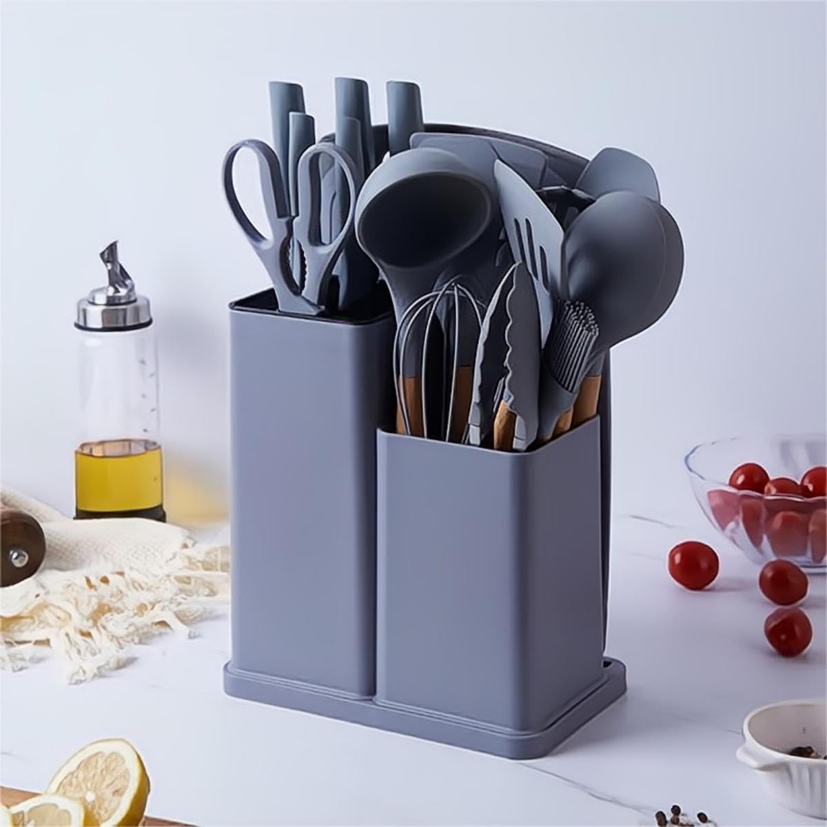 Set Utensilios de Cocina 19Piezas Luxure®+Curso de Gastronomia+ENVIO GRATIS🚚