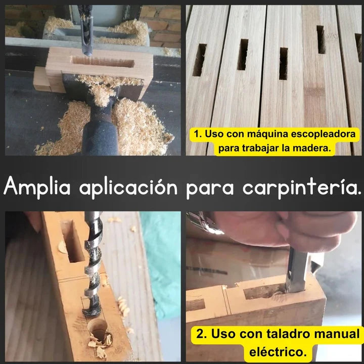 BROCAS CUADRADAS MORTAJADORA WOODVELOCITY®