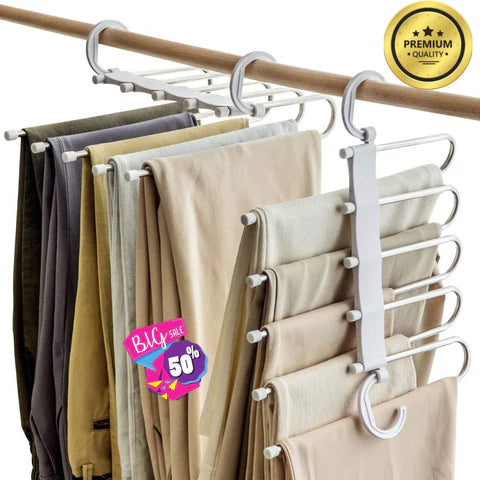 PERCHERO 6 EN 1 COMPACT® | Ropa planchada, organizada y a la vista