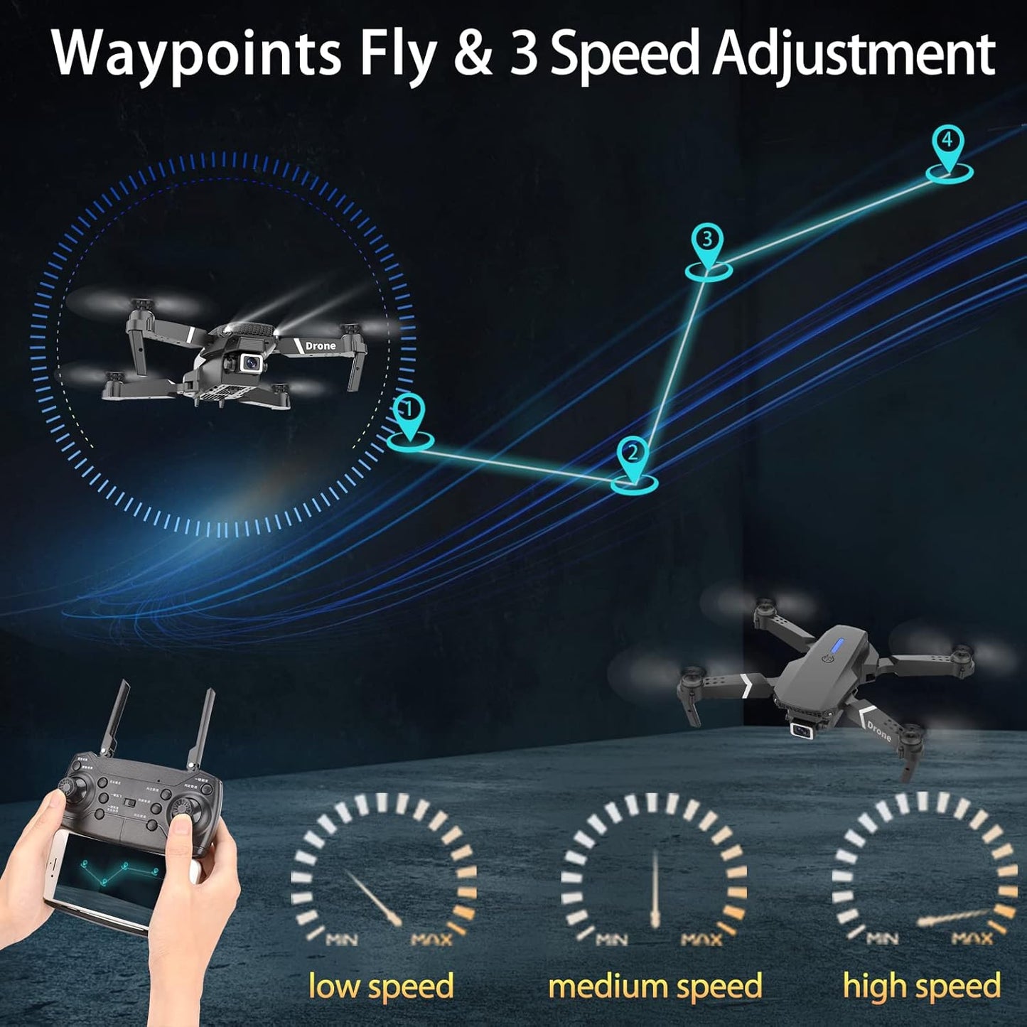 DRONE SKY® CON CAMARA HD l Diversion para todas las edades
