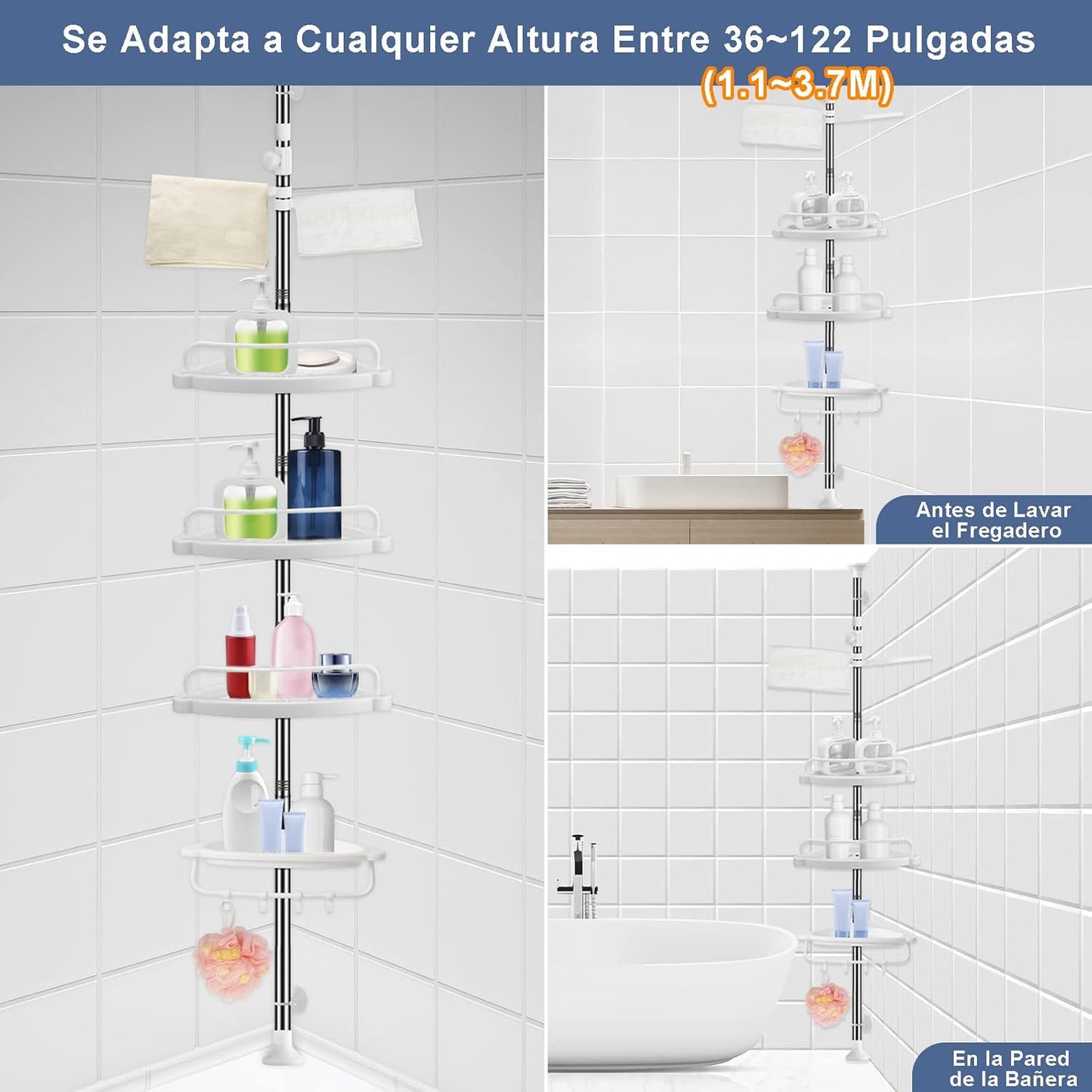 ORGANIZADOR DE BAÑO PREMIUM®| Para cualquier lugar de tu baño