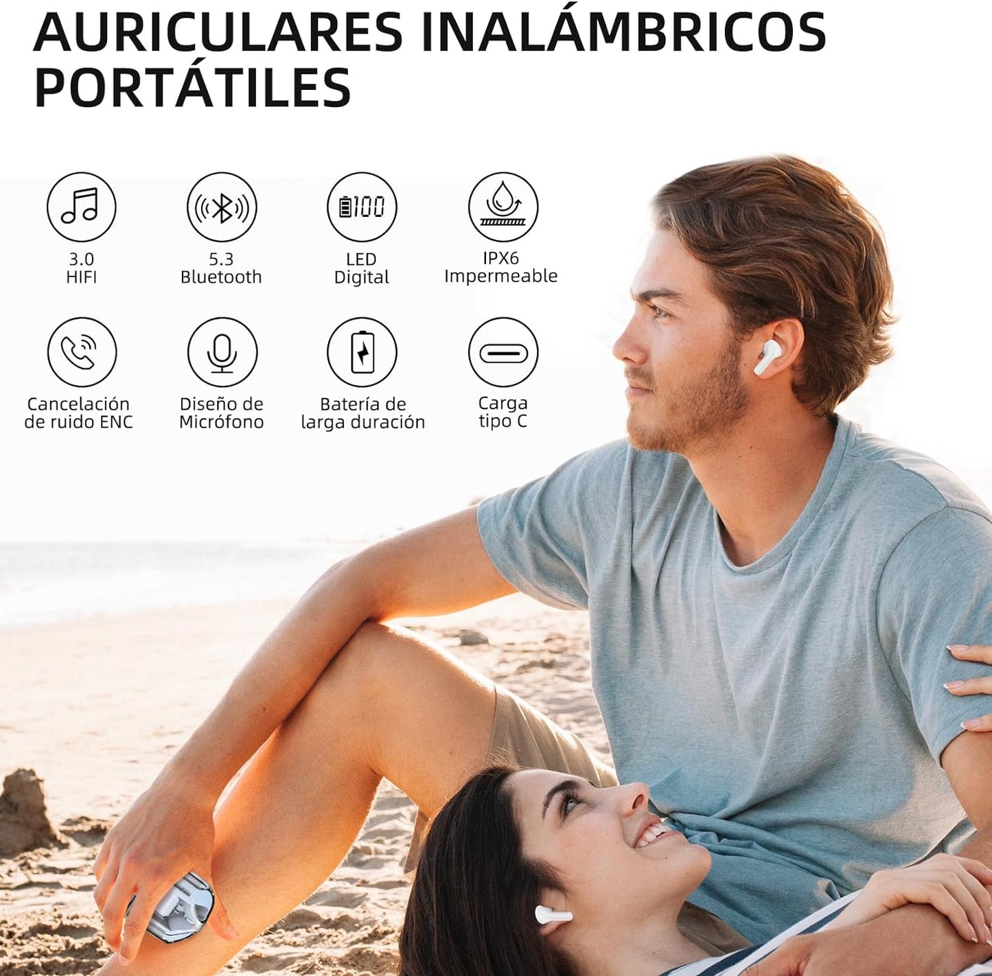 Auriculares Inalambricos PodMax® Tactiles l Sonido a otro nivel