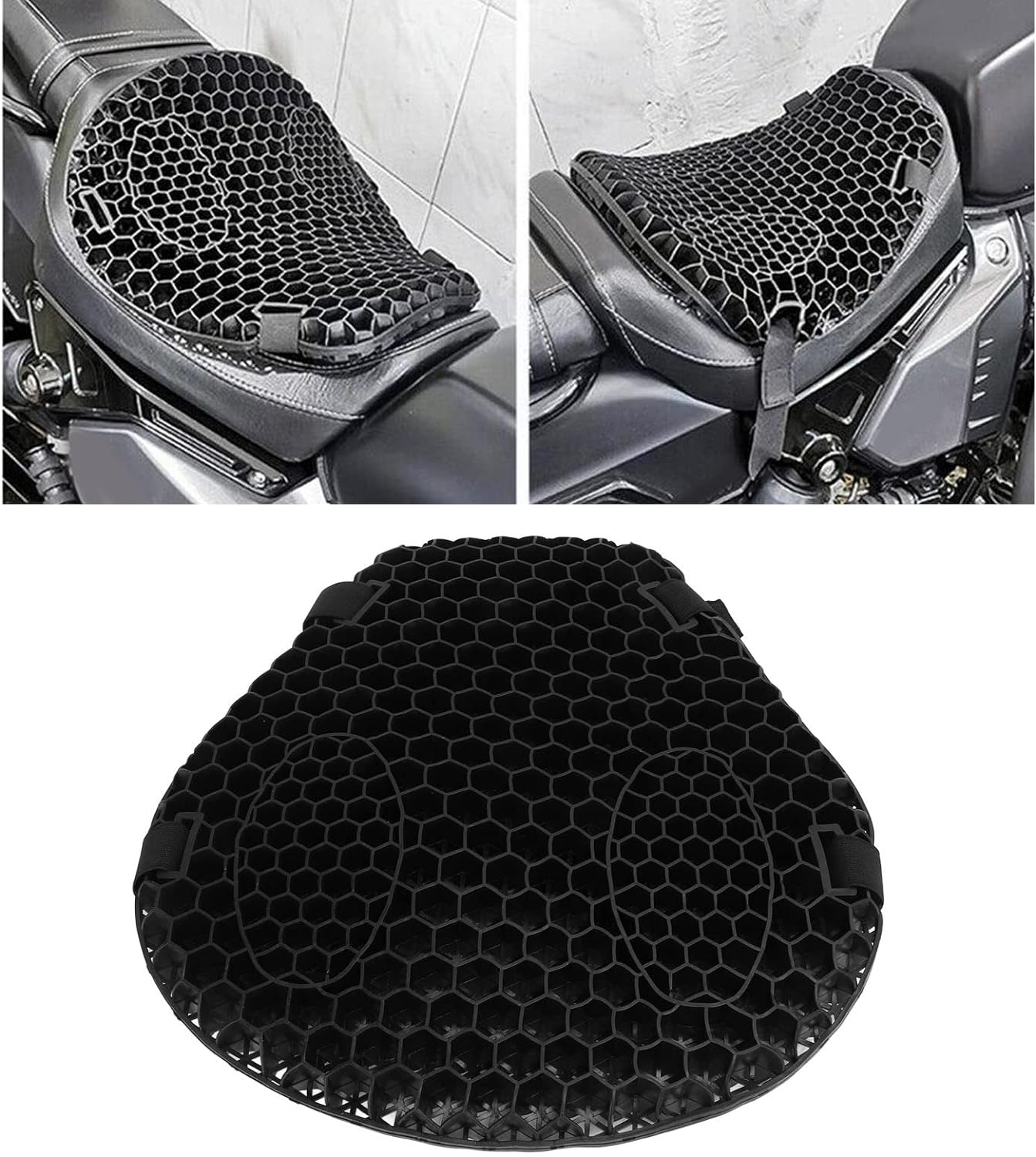 COJIN DE DESCANSO MotorcycleGel® l Estructura 3D Panal de Abejas