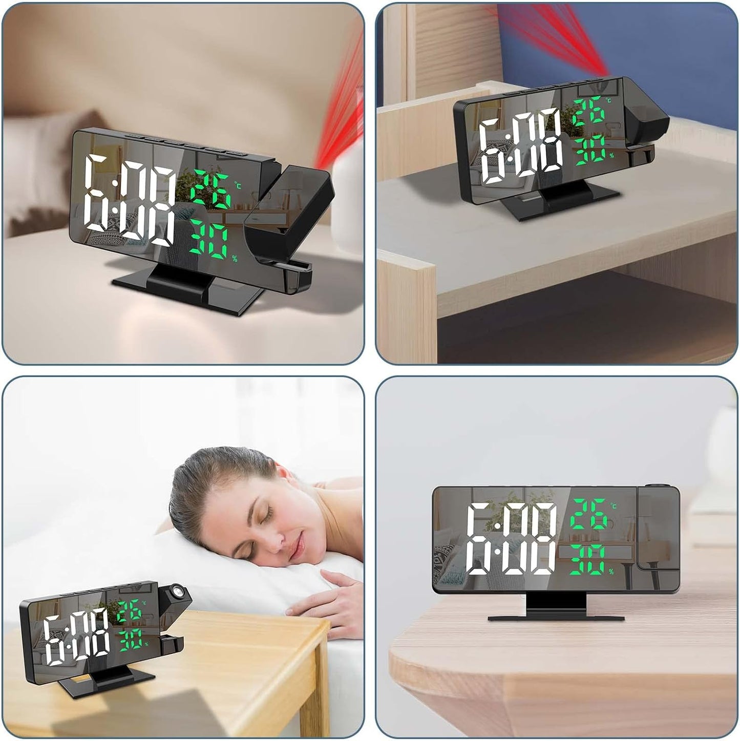 ProyectorClock® Reloj Alarma