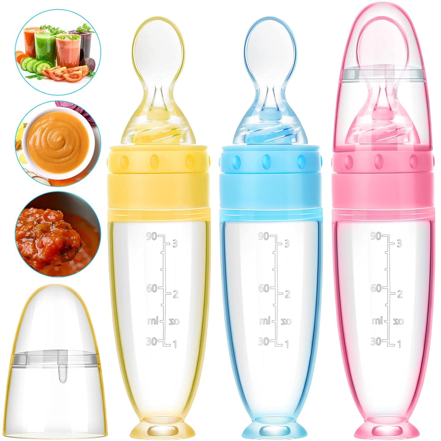 Cuchara Biberon BabyMix: Alimentación sin regueros