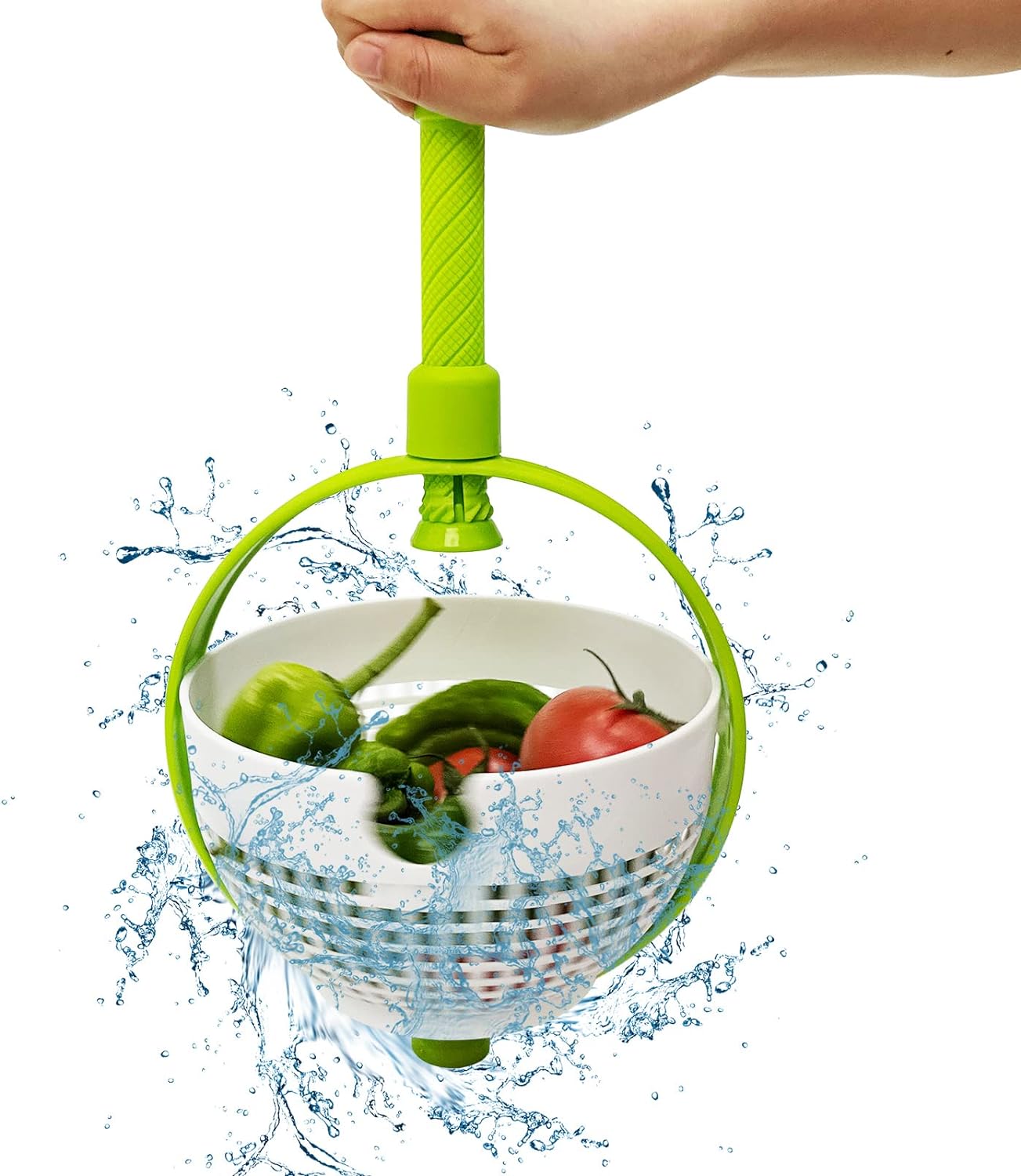 SpinSalad® Escurridor Giratorio de Verduras y Ensaladas
