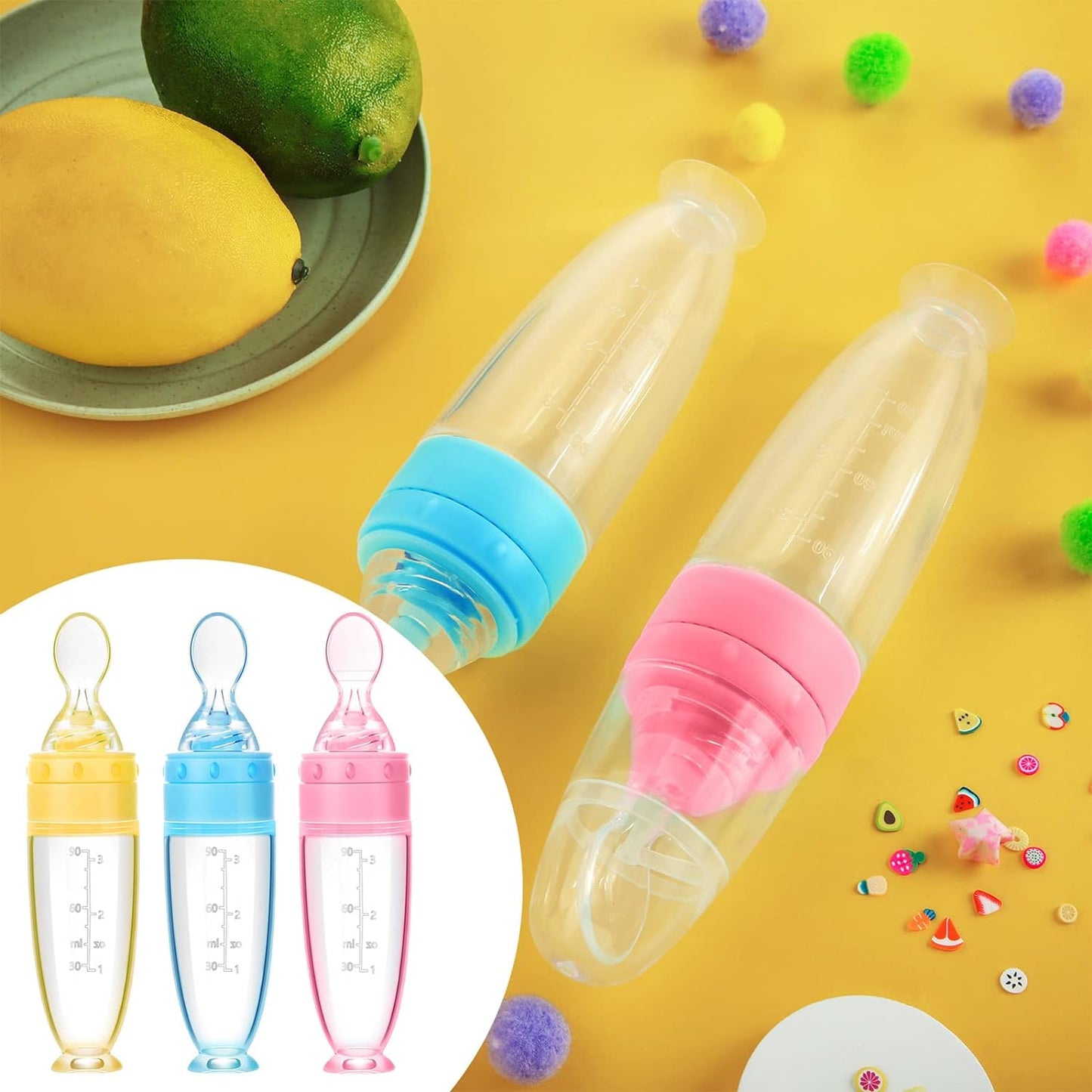 Cuchara Biberon BabyMix: Alimentación sin regueros