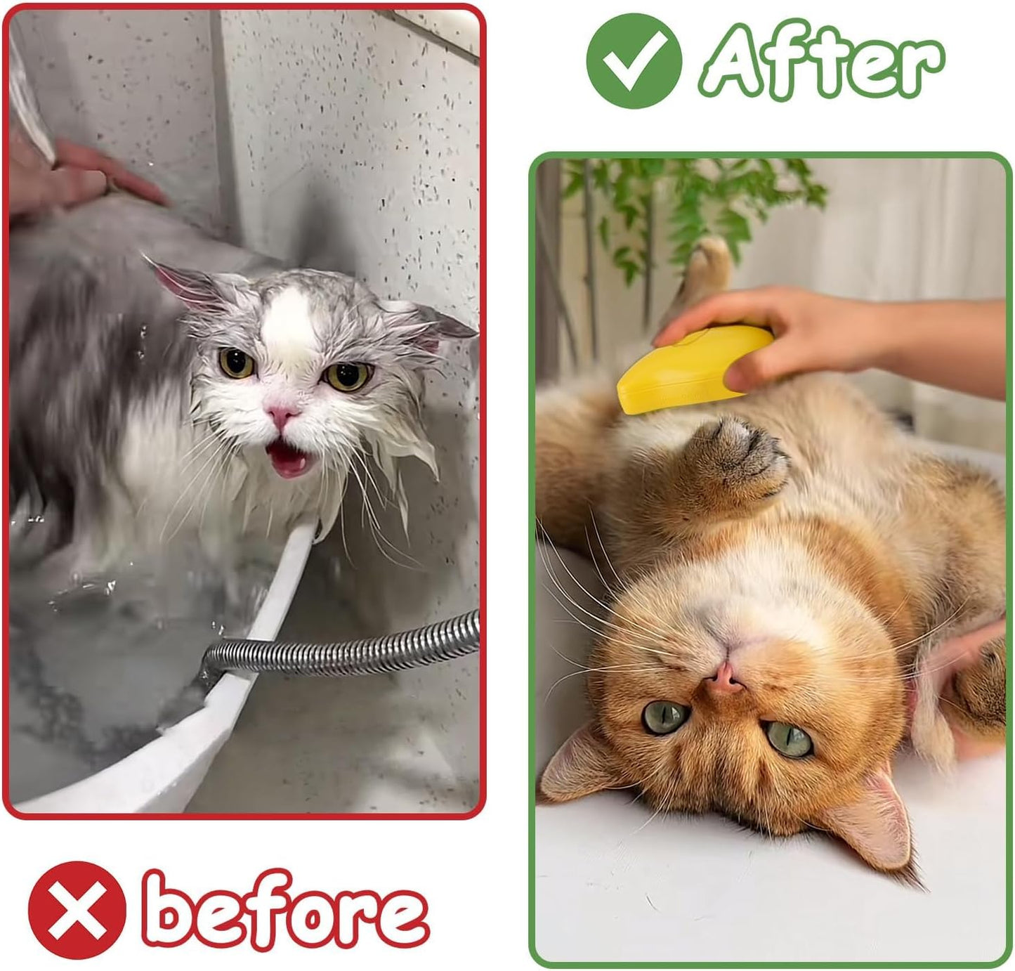Cepillo 3 en 1 WashSteam® de Vapor para Mascotas-Masajea, limpia y refresca🫧