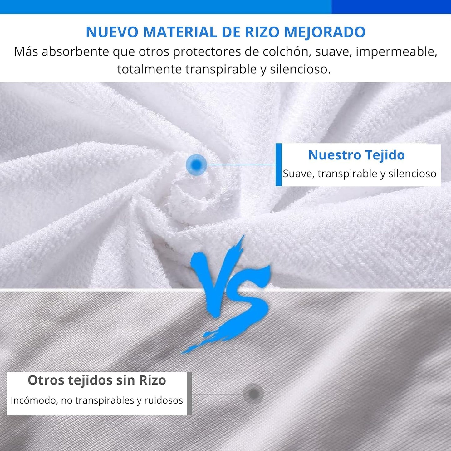 PROTECTOR DE COLCHON IMPERMEABLE 💦 + 2 PROTECTORES DE ALMOHADAS