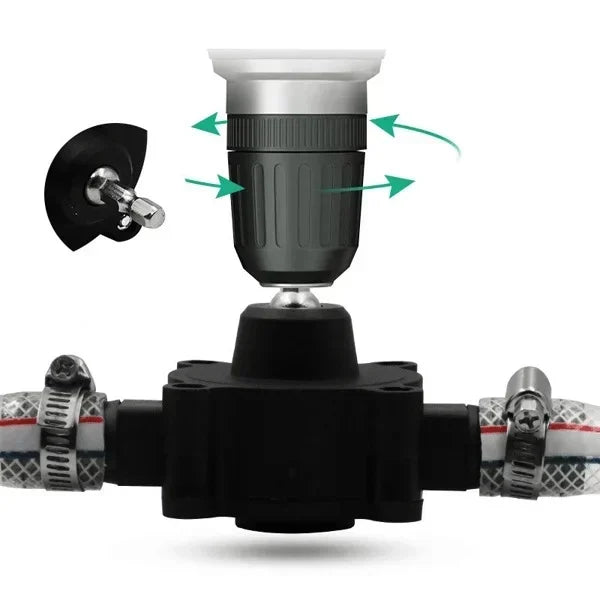 Adaptador Bomba de Agua para Taladro WaterExtract