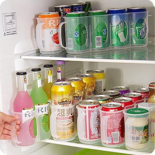 Set Organizador de latas x2 - Cervezas, gaseosas y bebidas en un mismo lugar✔️👍