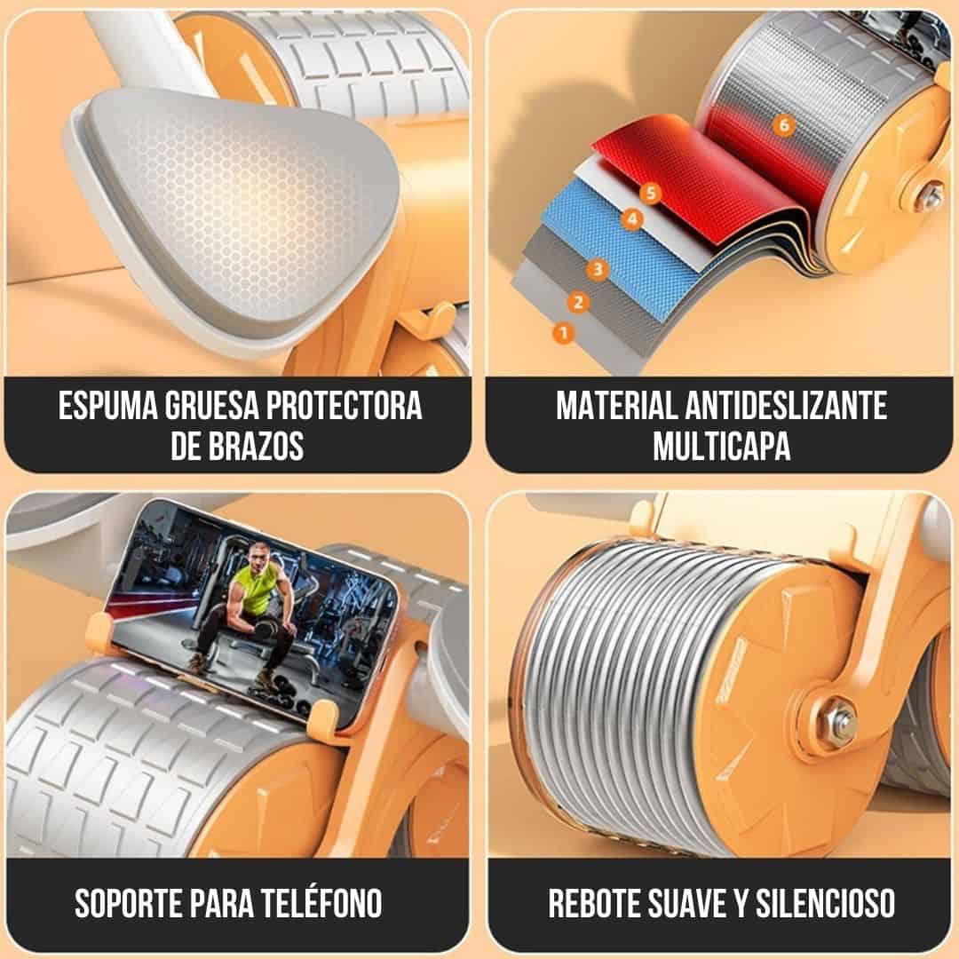 RUEDA DE EJERCICIO AbWheelRebound™️ l Efecto rebote para todos los niveles