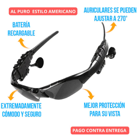 Gafas con bluetooth - ¡Protege tu vista y escucha música a la vez! 👁️🎵