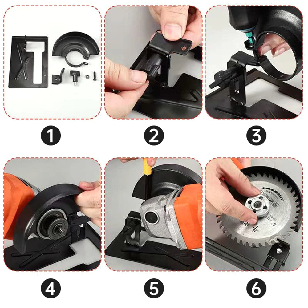 PrecisePro™ Base Guia de Corte para Amoladora+ Curso de Carpinteria+Disco de Cortar Metal🎁