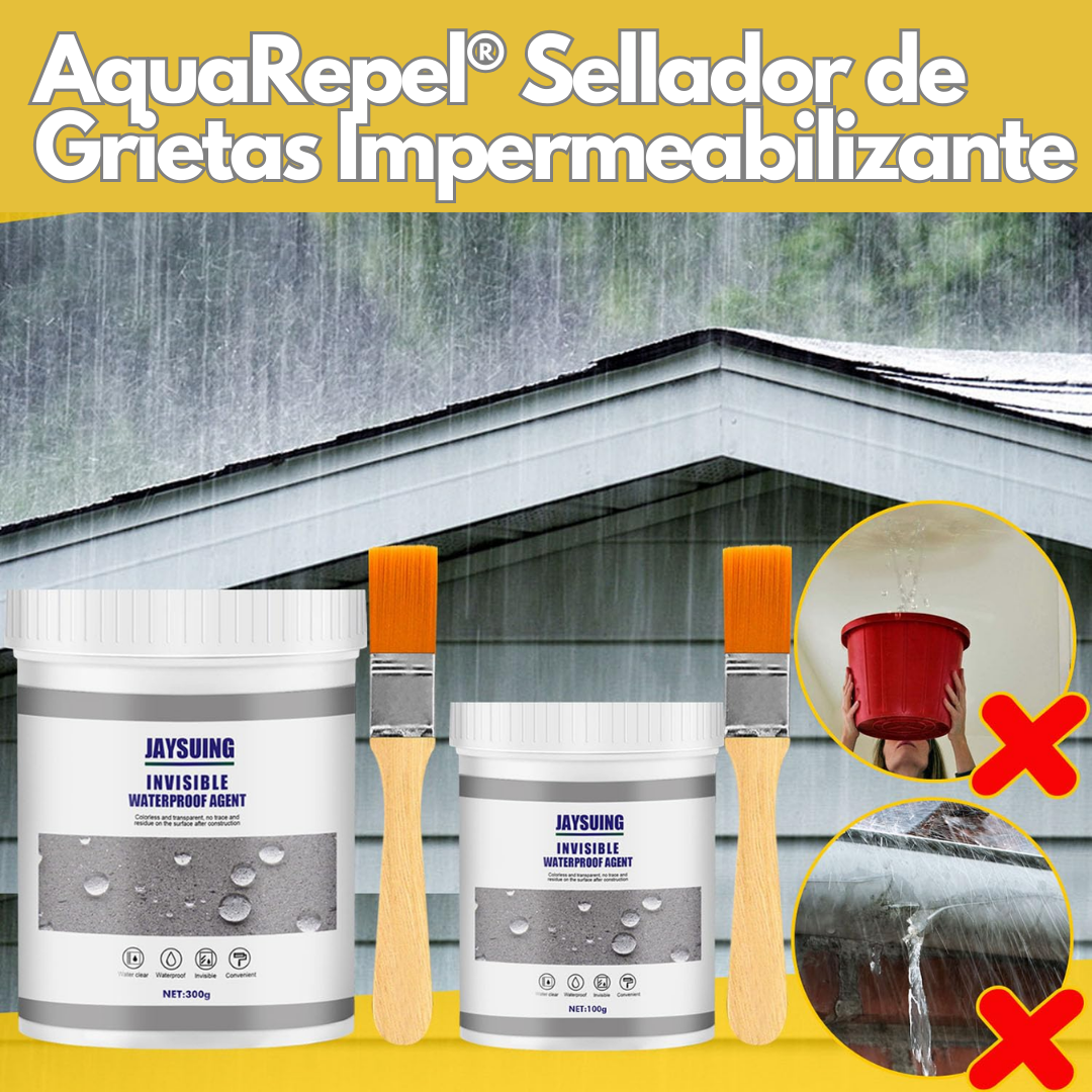 AquaRepel® Sellador de Grietas Impermeabilizante + Brocha🎁