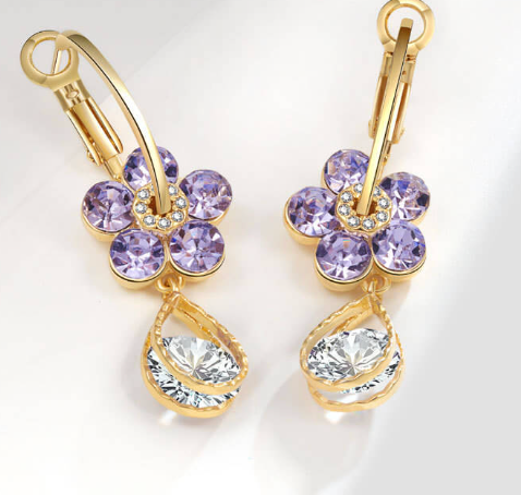 ARETES PURPLE FLOWER® | Elegancia y delicadeza Italiana