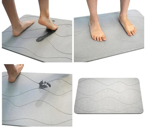 Tapete Piedra Diatomita Ultra Absorbente