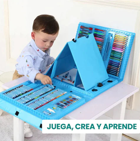 Set de arte 208 piezas - El lado artístico de tus hijos🎨
