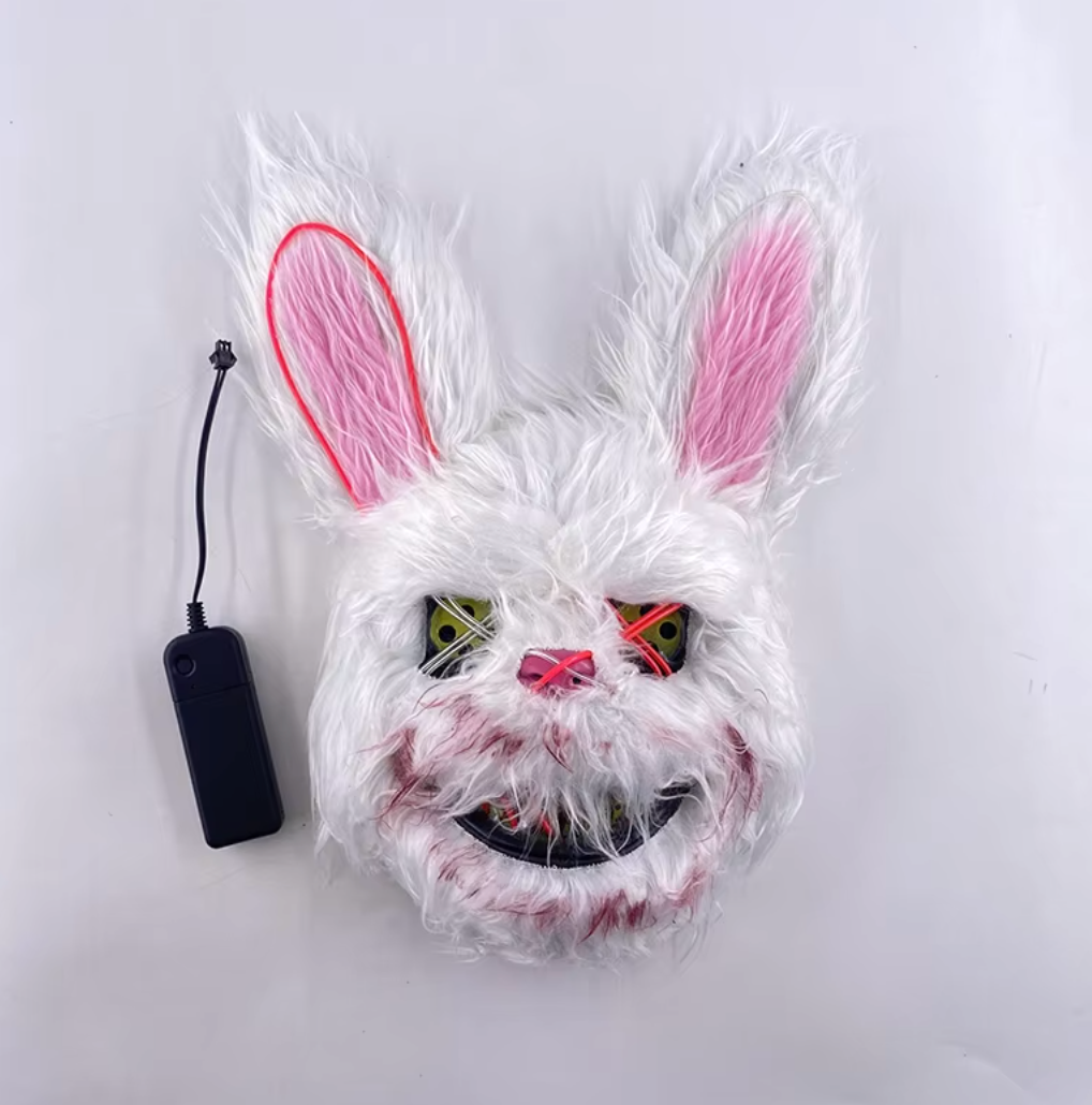 MASCARA BUNNY HORROR® LUCES LED