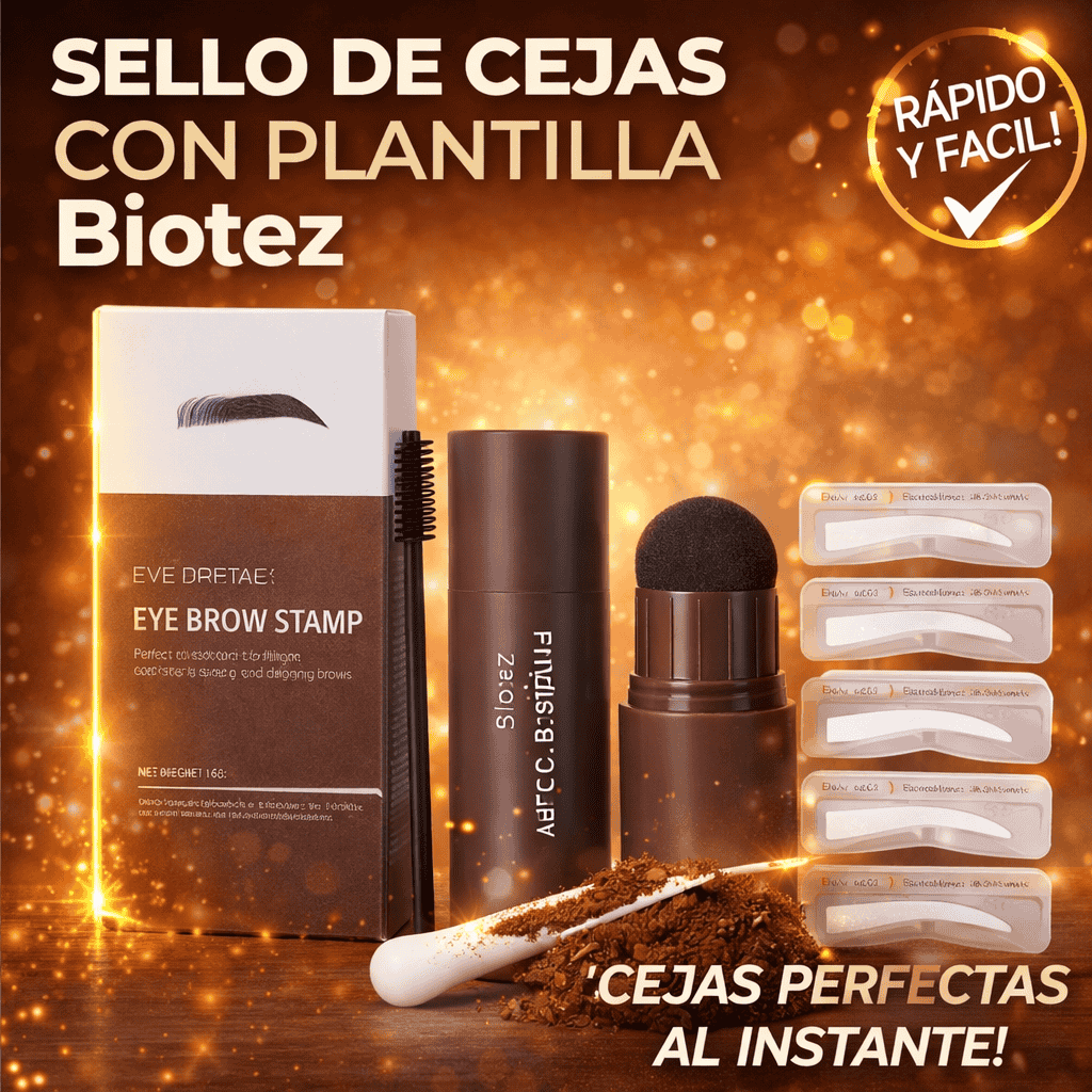 Sello de Cejas Con Plantilla Biotez