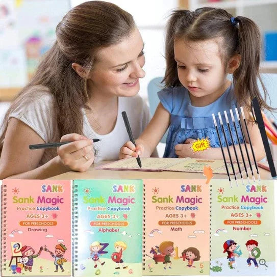 Set x4 Libros Magic® Montessori de Aprendizaje