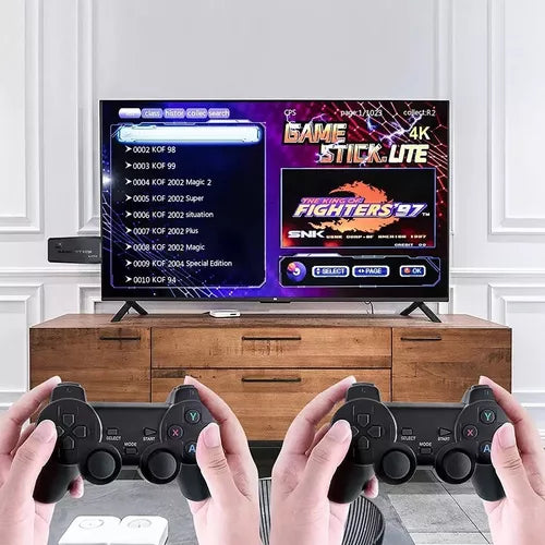 CONSOLA DE JUEGOS ADAPTABLE A TV GamePRO® | 2 CONTROLES + MEMORIA CON JUEGOS🕹️
